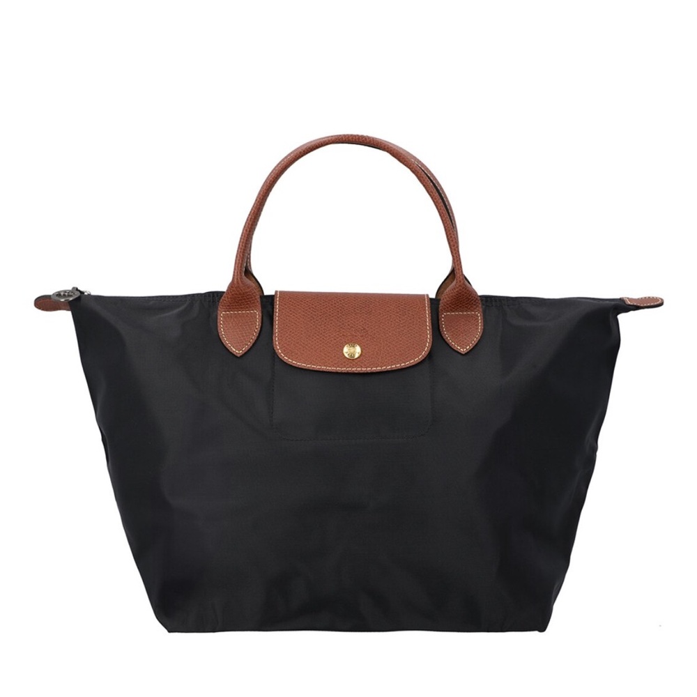 Longchamp Le Pliage Original Canvas Tote Brown/Black